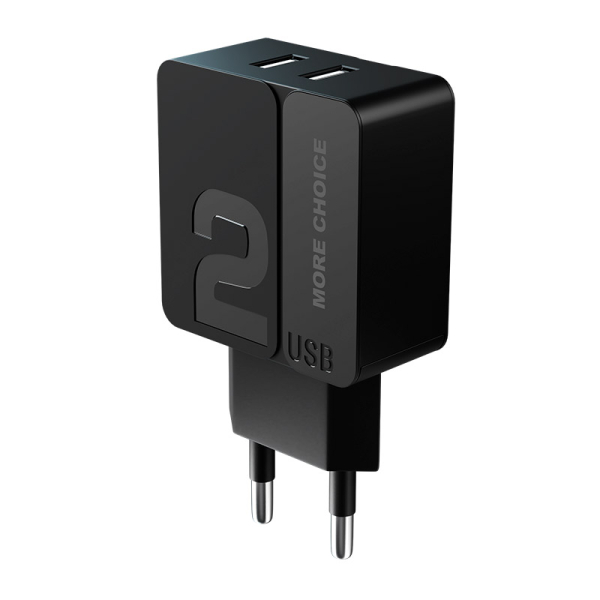 Купить  СЗУ СЗУ 2USB 2.4A More choice NC46 (Black Black)